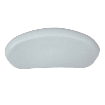 Nordic Curved Bath Pillow, White