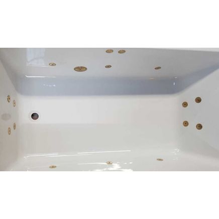 Brushed Brass Plating for Tranquility & Super Lux Duo Systems, 40, 44 & 52 Jets