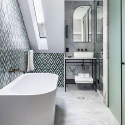 How to make the most of odd shaped bathrooms