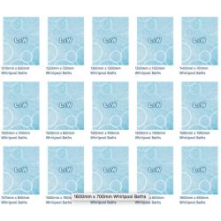 Guide to Popular Whirlpool Bath Sizes