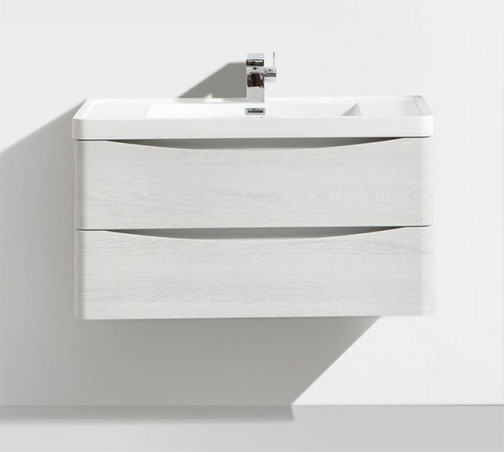 White Bathroom Vanity Unit