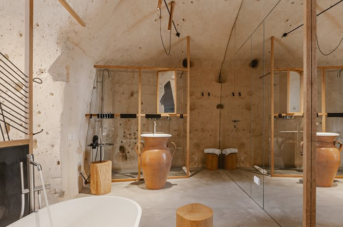 Bathroom at Ai Maestri - Matera, Italy